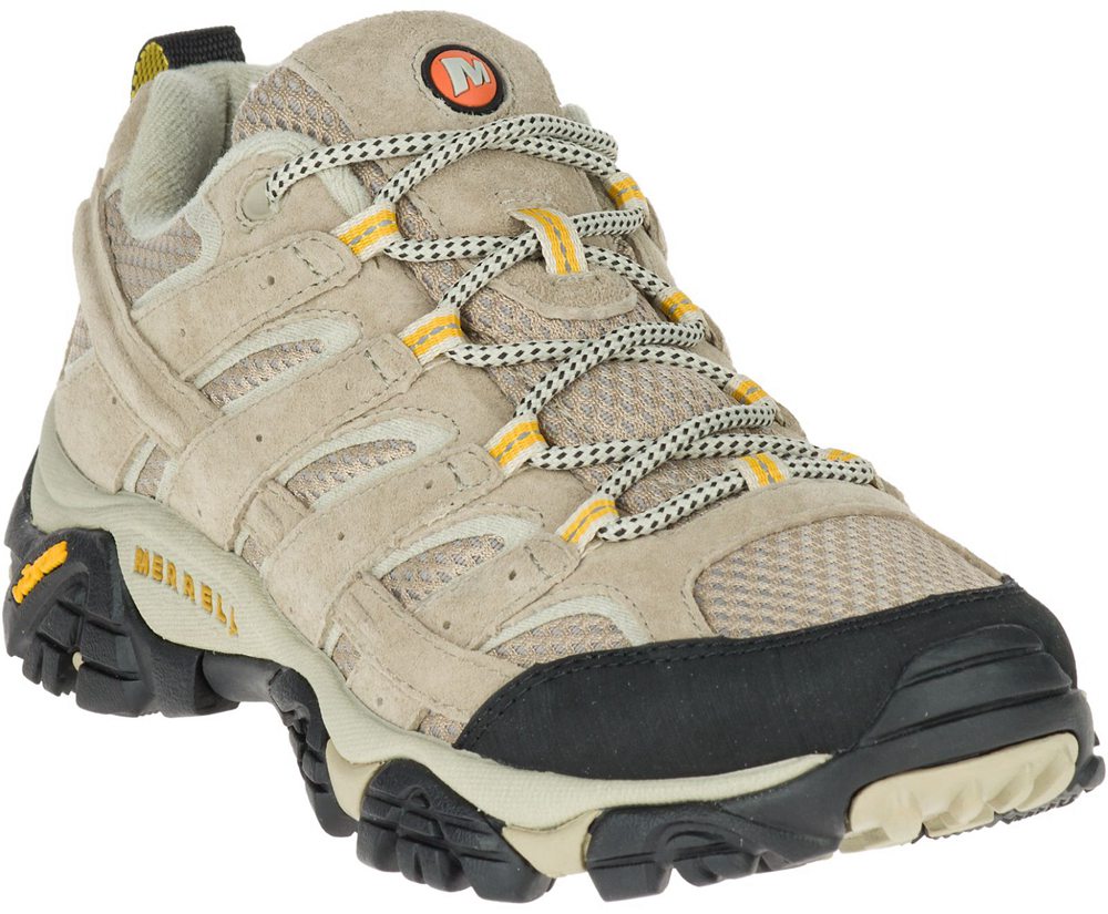 Buty Trekkingowe Merrell Damskie Szare - Moab 2 Ventilator Wide Width - 985310-JVB